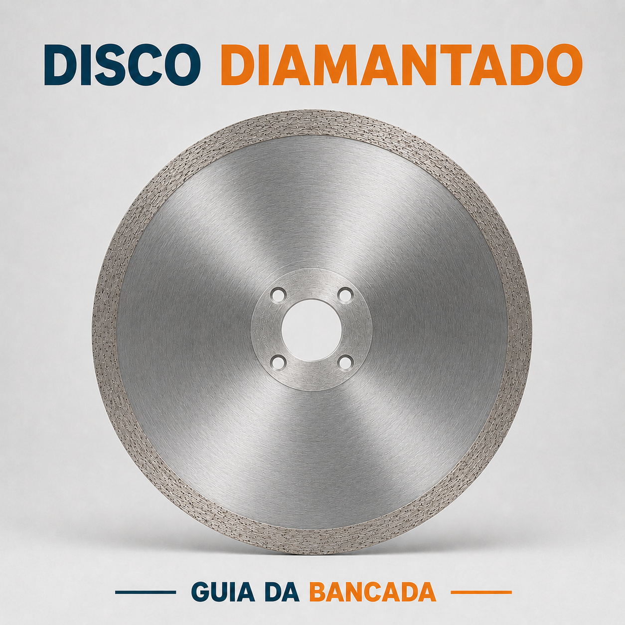 Disco diamantado contínuo para cortes finos em cerâmica e revestimentos compatíveis