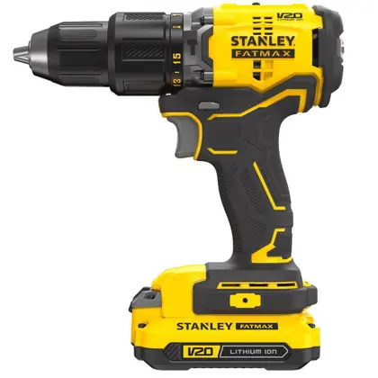 Kit de parafusadeira profissional Stanley SBD715C2K-BR V20