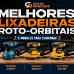 Cinco lixadeiras roto-orbitais de 125 mm comparadas